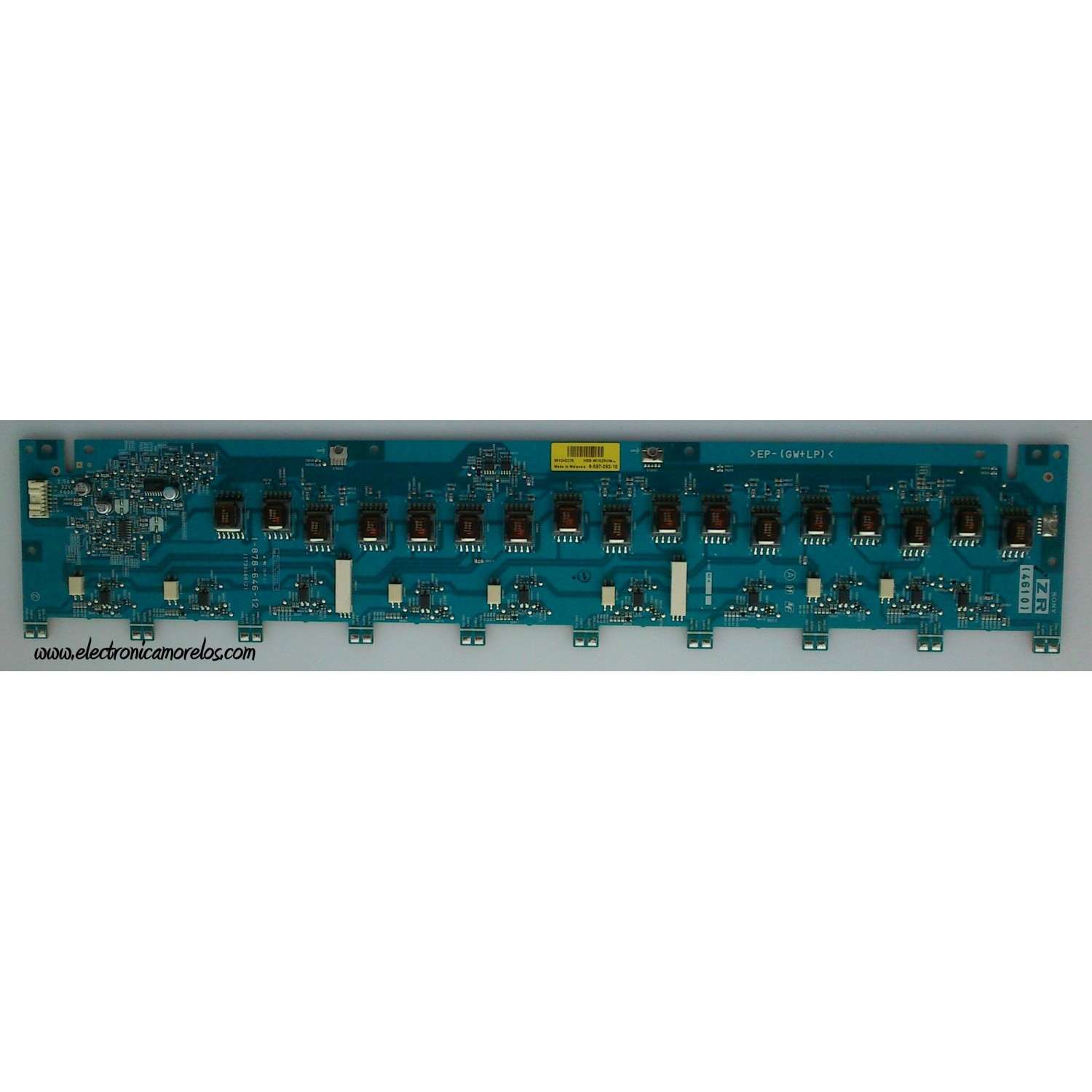 BACKLIGHT INVERSOR ZR / SONY A-1602-921-A / 1-878-646-12 / 173046812 / HBB-4610ZR/M / 8-597-092-10 / MODELO KDL-46VE5	